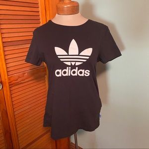 Black adidas Trefoil T-shirt